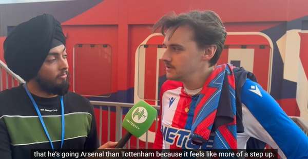 水晶宫拥趸为埃泽潜在转投枪手送祝福，坦言胜过热刺加盟